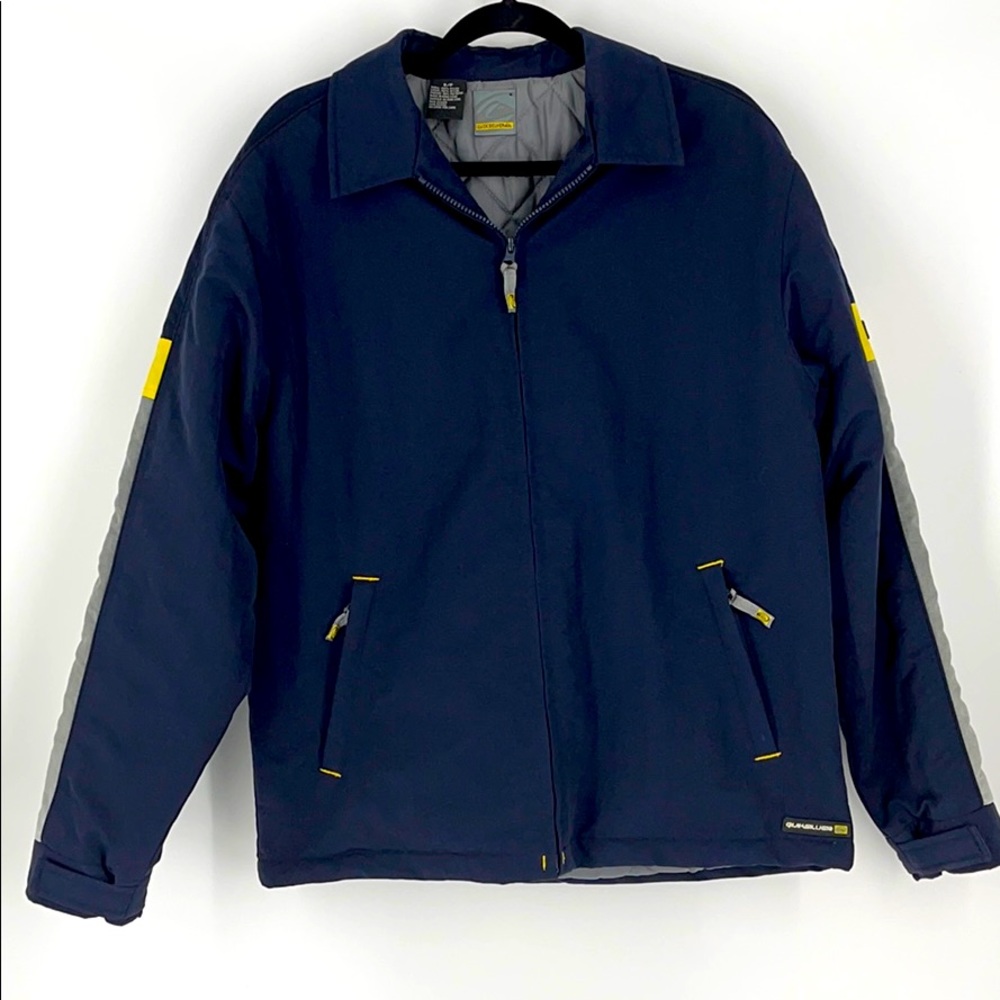 MUST GO Quicksilver 100% Nylon zipper front Jacket. Make an offer